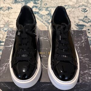 Steve Madden Black and White Sneakers